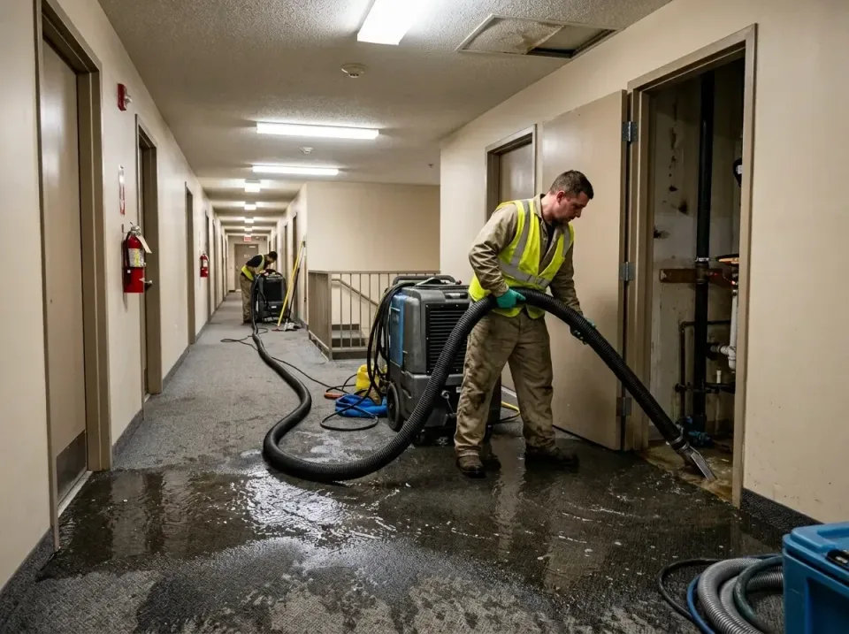 multi-unit-apartment-hallway-f-005 — frequently asked questions, Emergency Burst Pipe Water Extraction & Removal in Lee Acre…